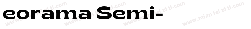 eorama Semi字体转换